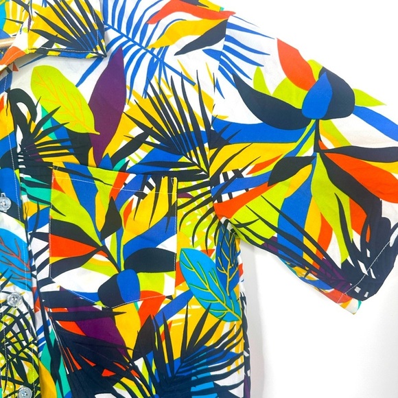 Tailor‎ Pat Love Mens Tropical Short Sleeve Button-Up Shirt 2XL 100% poly… - Picture 3 of 10